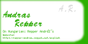 andras repper business card